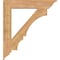 Ekena Millwork Balboa Traditional Smooth Bracket, Western Red Cedar, 5 1/2"W x 36"D x 40"H BKT06X36X40BOA01SWR - alternate 2